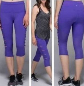 Lululemon Purple Capris Size 4
